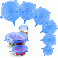 6-Pack Silicone Stretch Lids