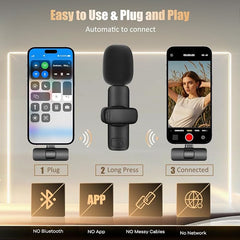 K9 Wireless Lavalier Microphone with USB-C Receiver