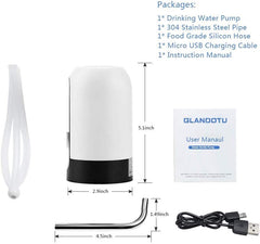 Electric Water Bottle Pump, USB Rechargeable Automatic Drinking Water Dispenser
