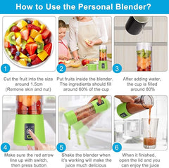 Portable USB Rechargeable Juicer Blender