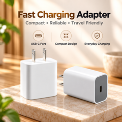 30W USB-C PD Power Adapter with 2-Pin Plug
