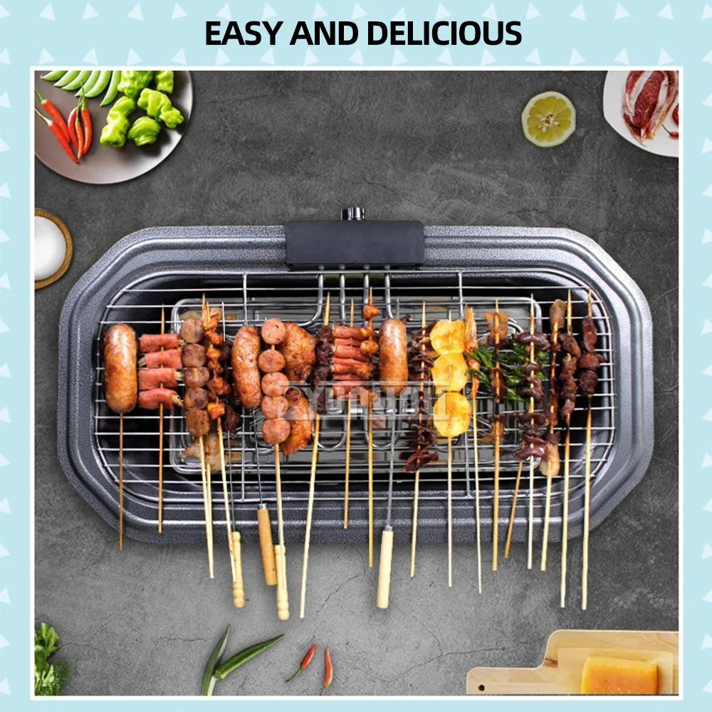 Electric Table Top Grill Griddle