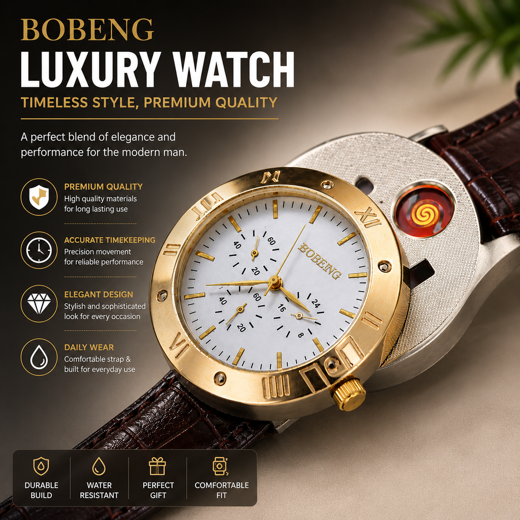Cigarette Lighter Watch | Casual USB