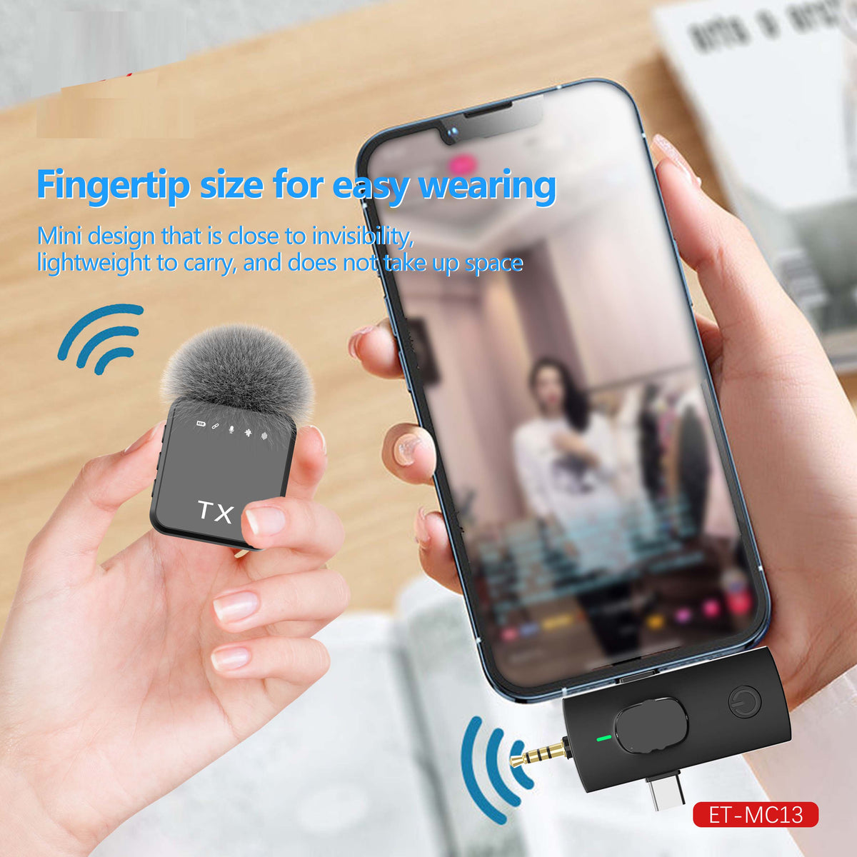3-in-1 Lavalier Wireless Microphone