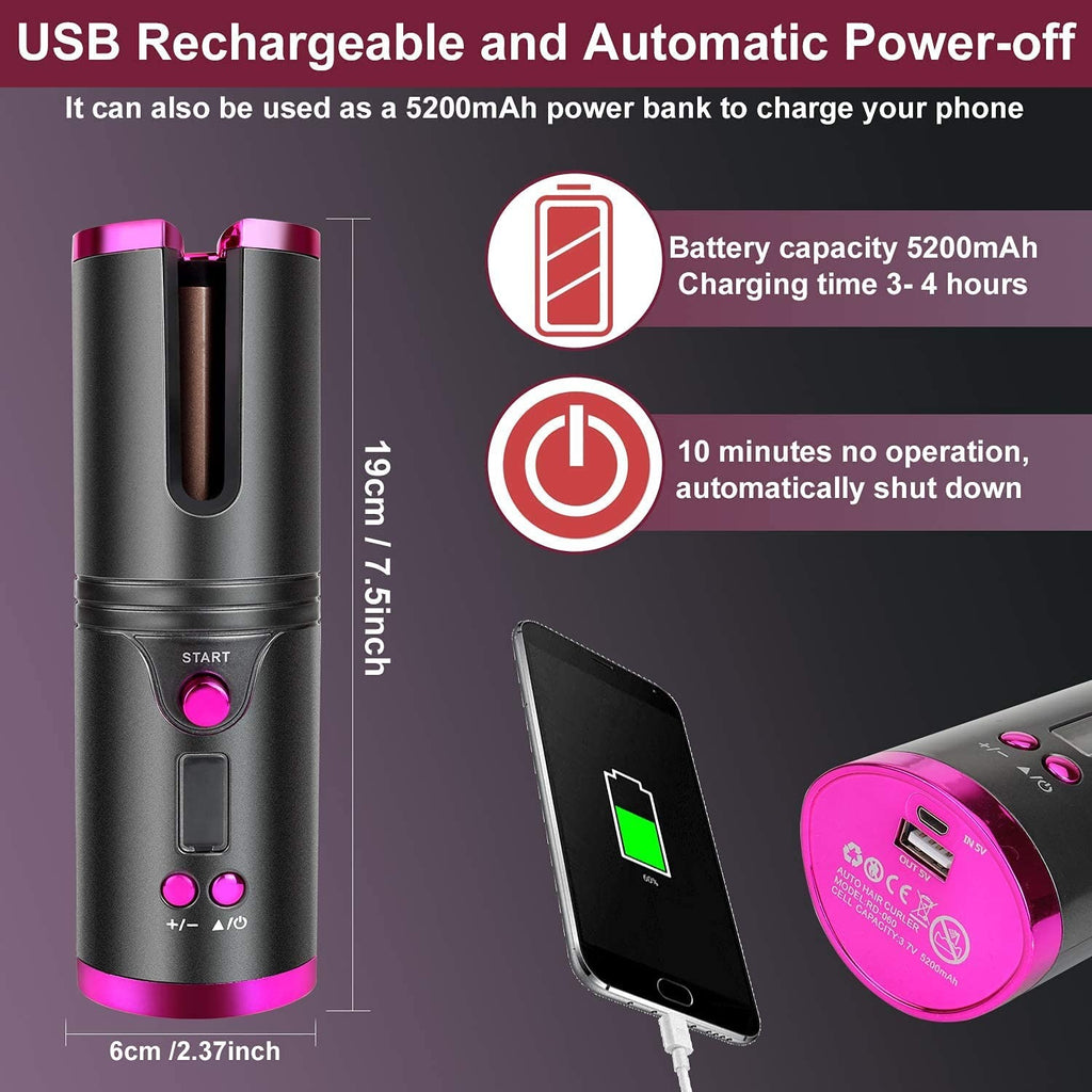 Cordless Hair Curler