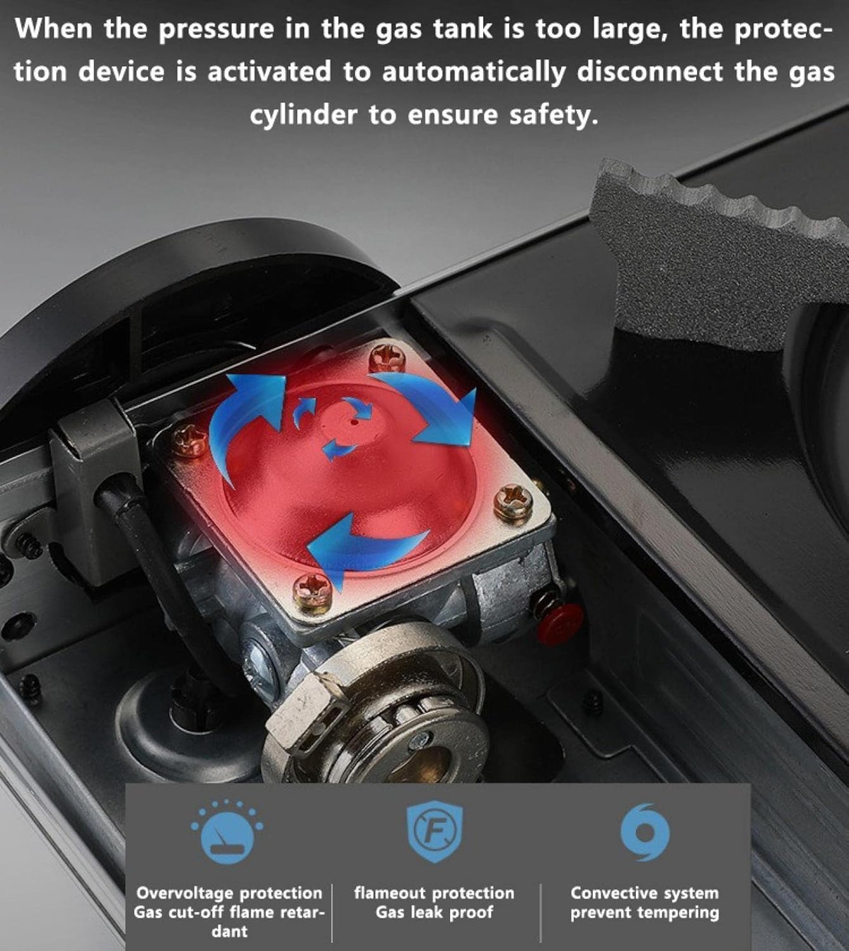 Gas Cooker Outdoor Mini Square Stove