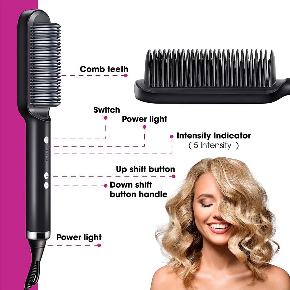Multifunctional Hair Straightener Brush