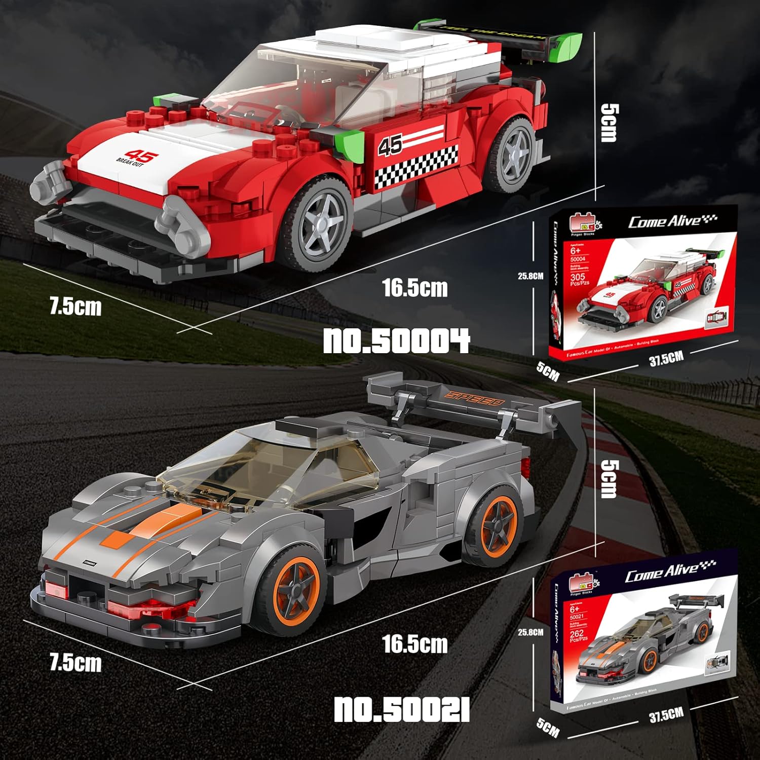 Come Alive McLaren Iconic Race Car Building Kit