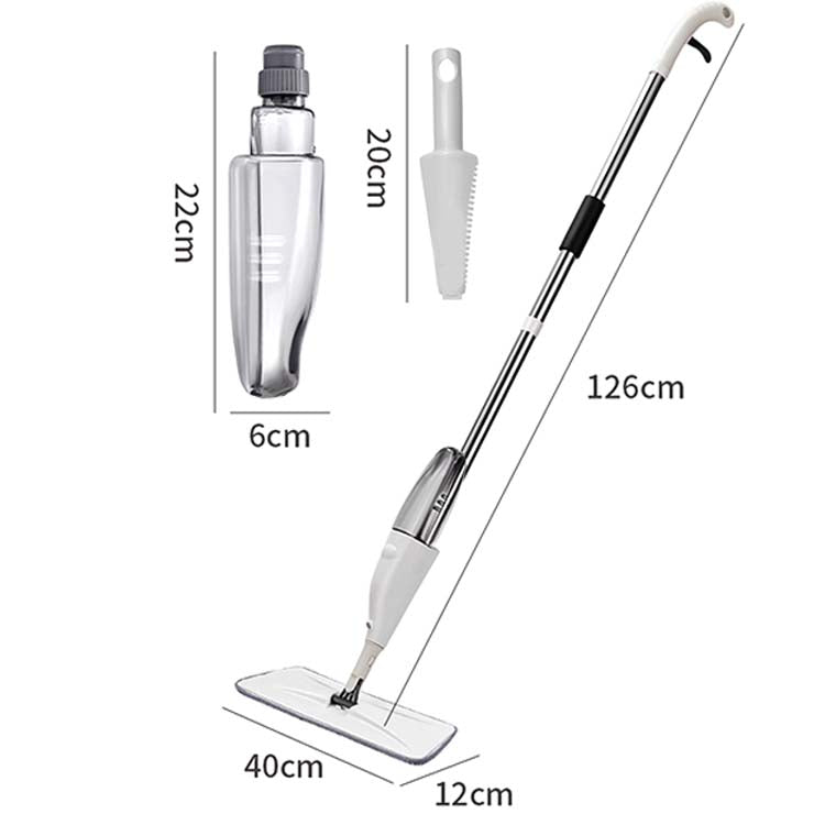 Microfiber Spray Mop 360° Spin, Wet & Dry