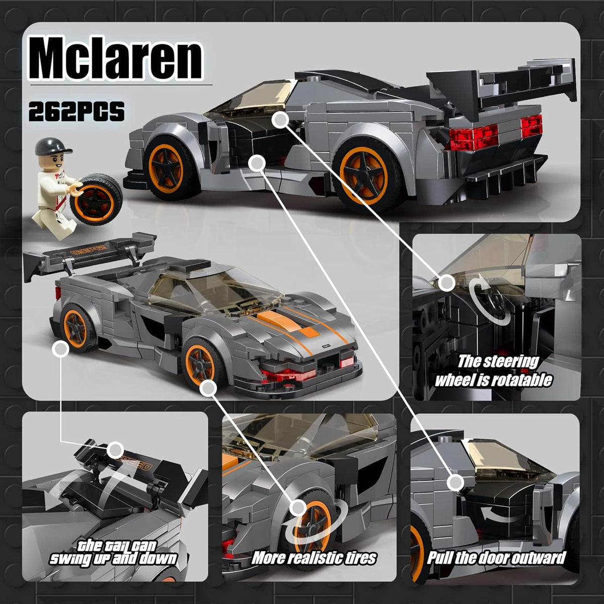 Come Alive McLaren Iconic Race Car Building Kit