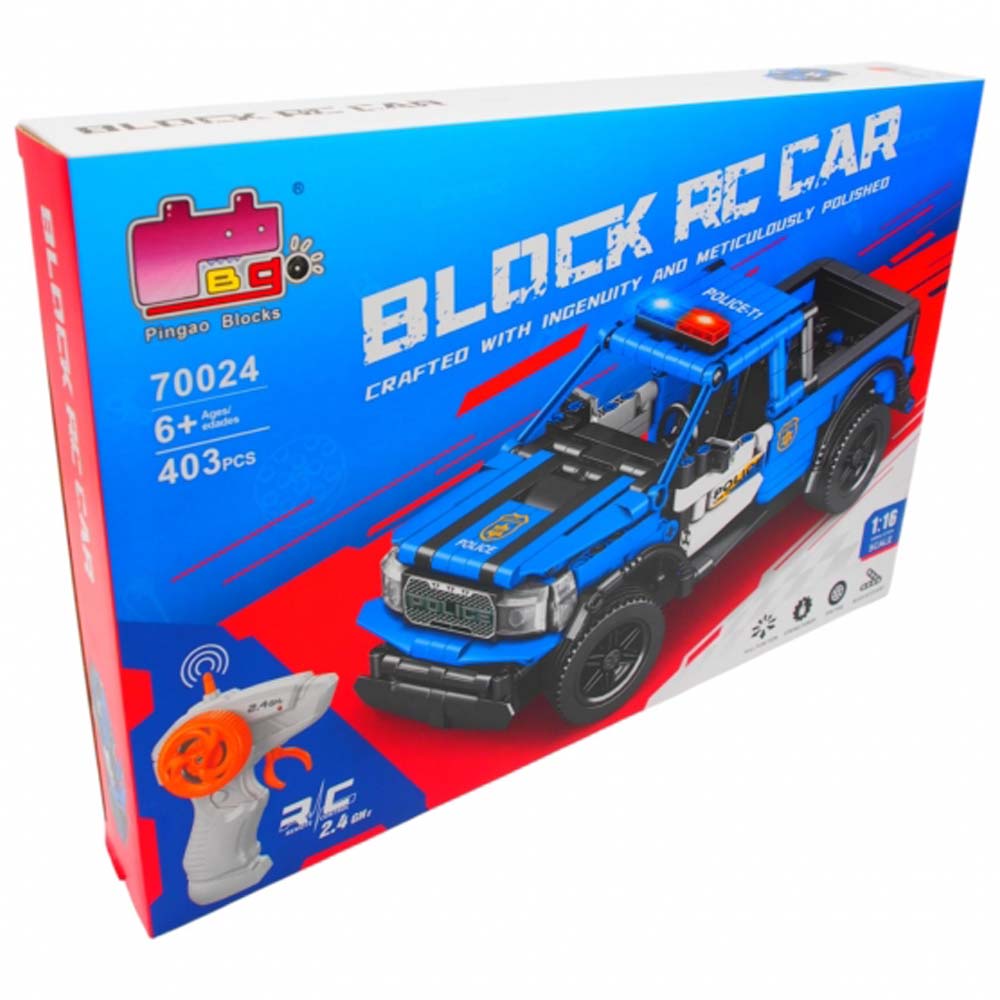 Block RC Police Ford Raptor. 1:16 scale