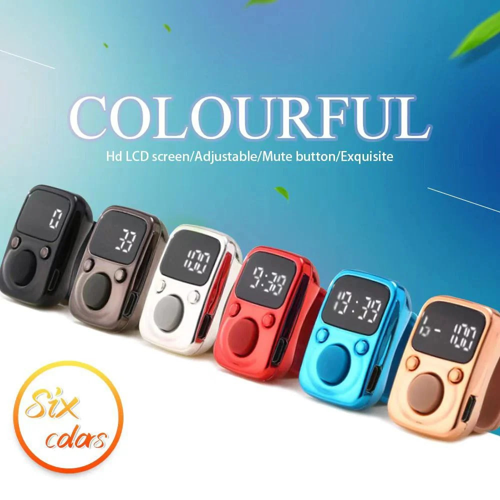 Digital LED Hand Tally Counter - Rechargeable