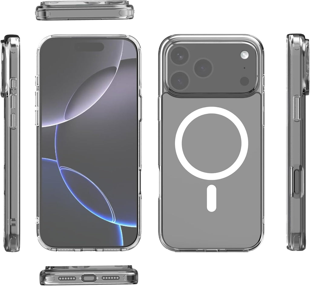 Magnetic Clear Case for iPhone 17 Pro Max