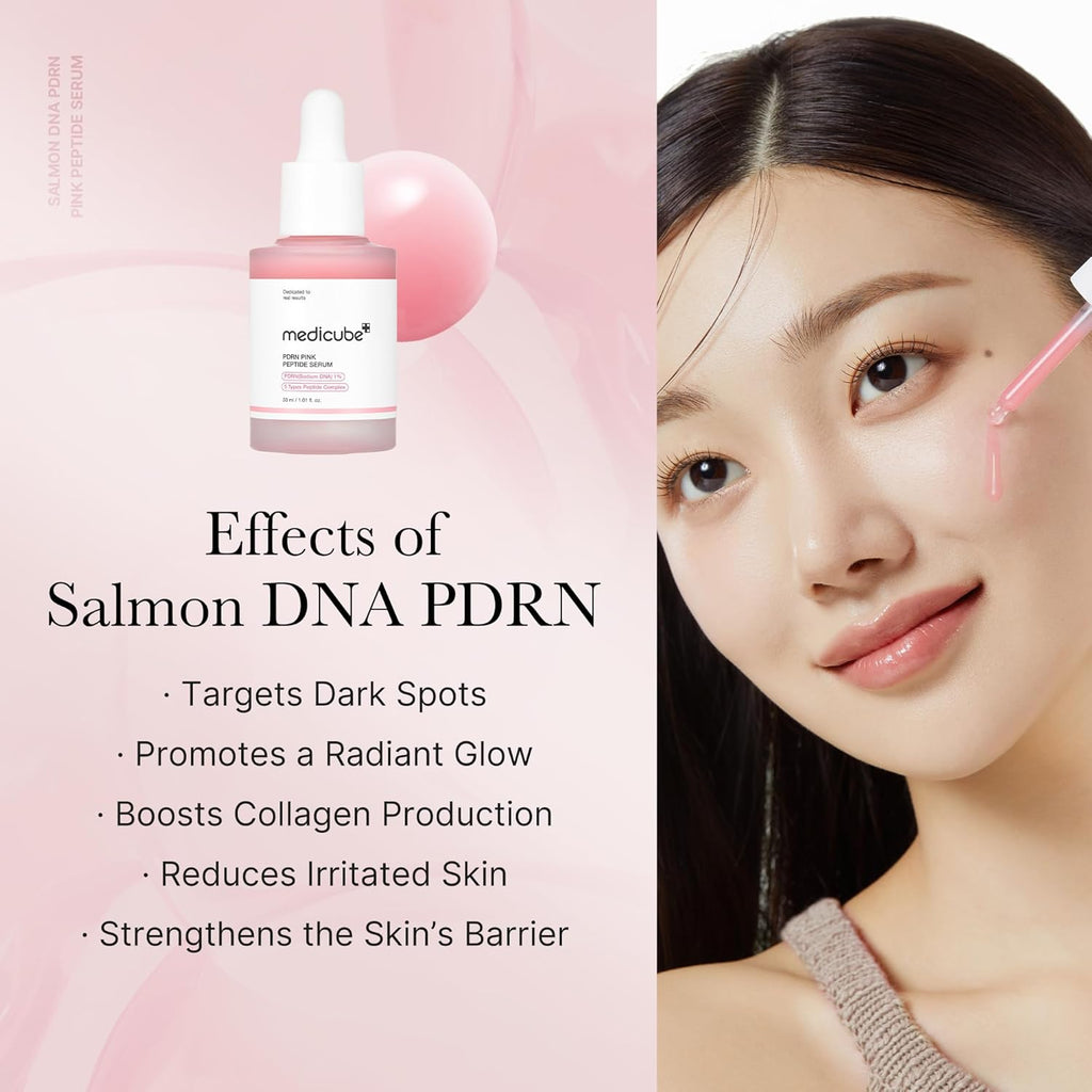 Medicube PDRN Pink Peptide Serum with Niacinamide