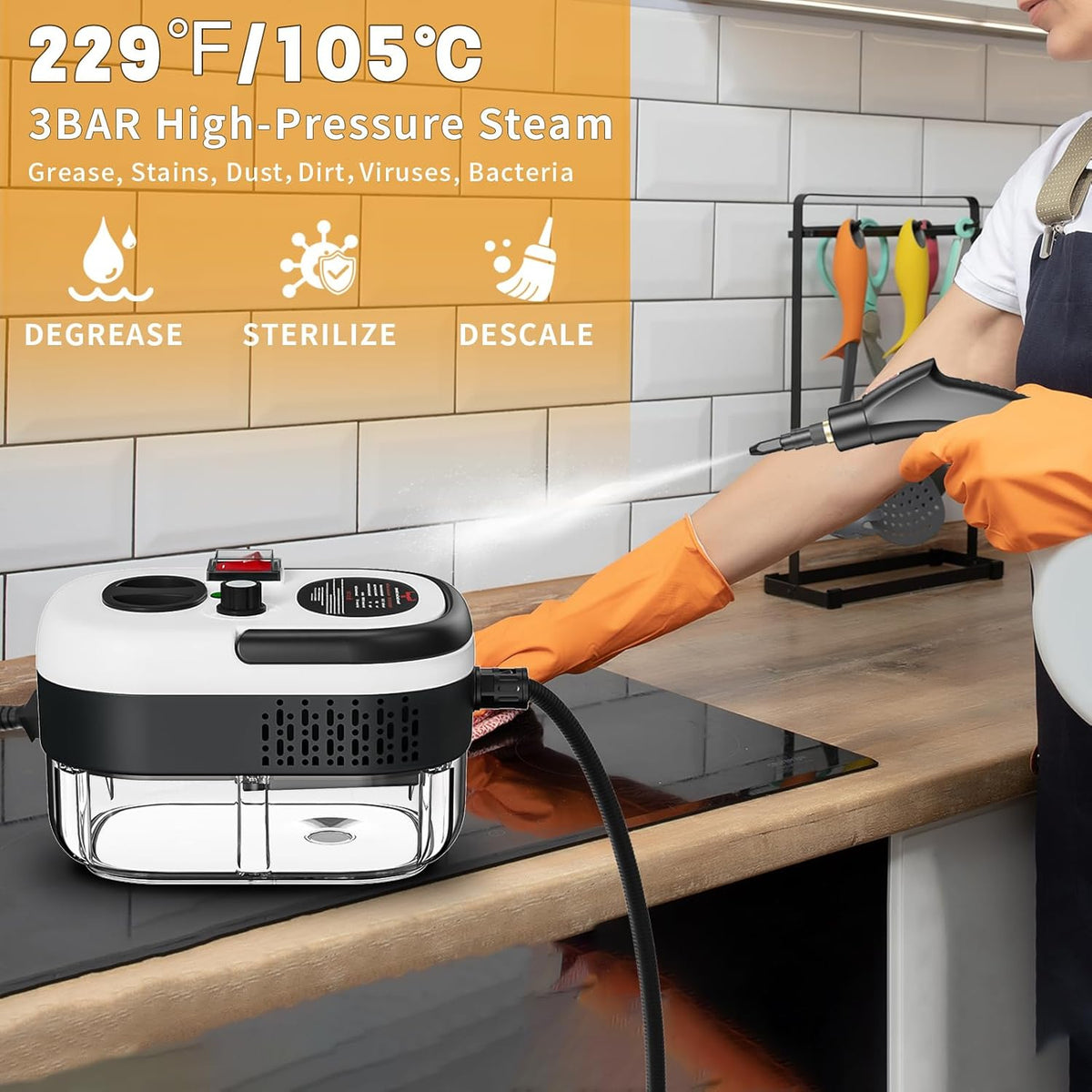 High Pressure Handheld Steam Cleaner