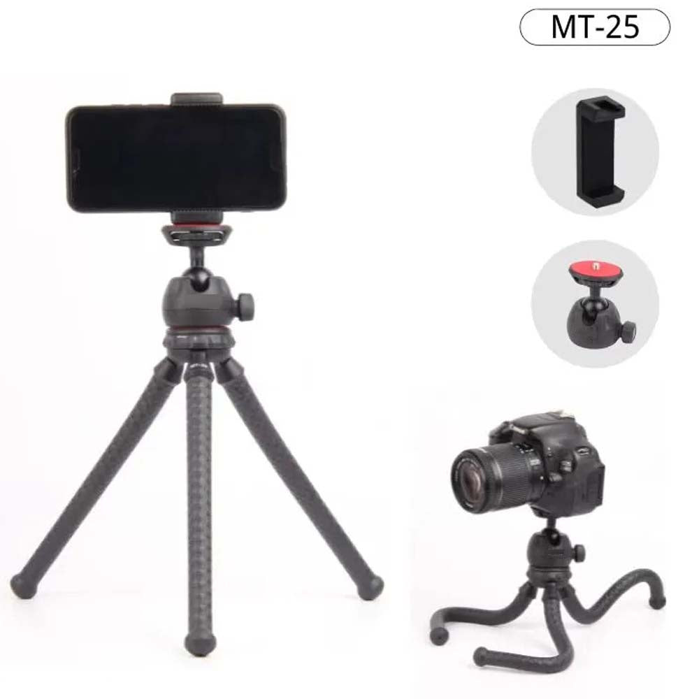 MT-25 Mini Flexible Tripod Portable Phone