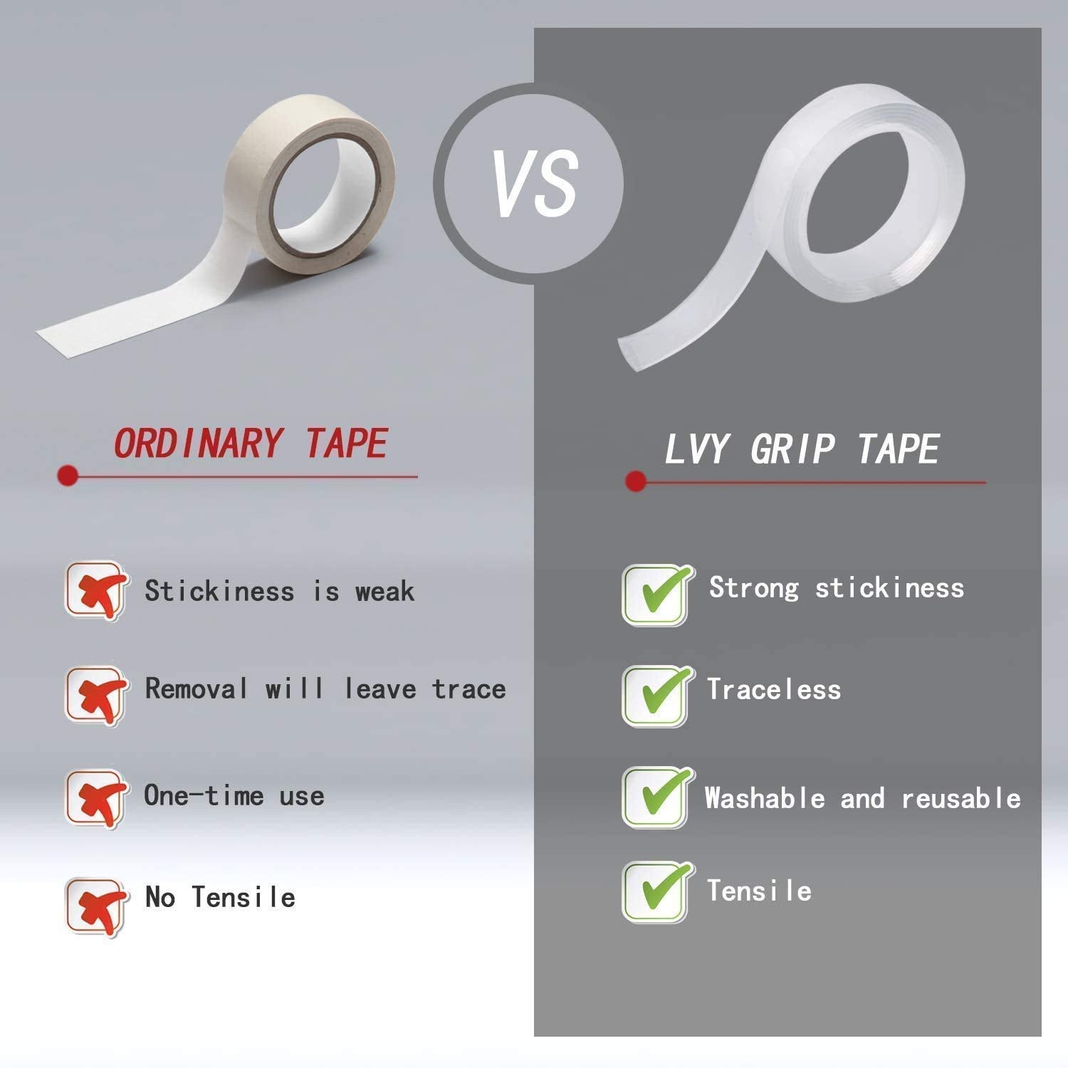 Strong Double-Sided Tape Heavy Duty