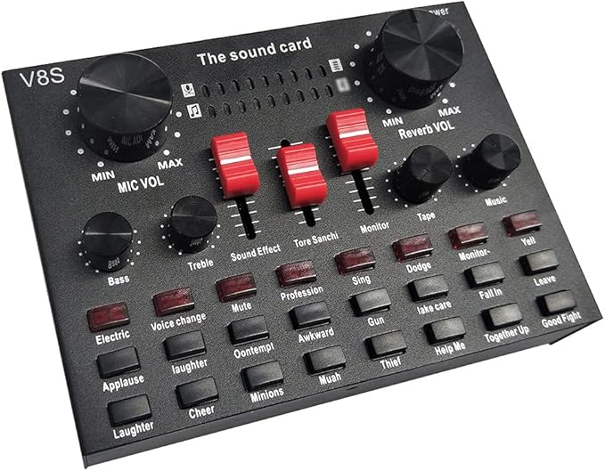 V8S Live Streaming Sound Adapter