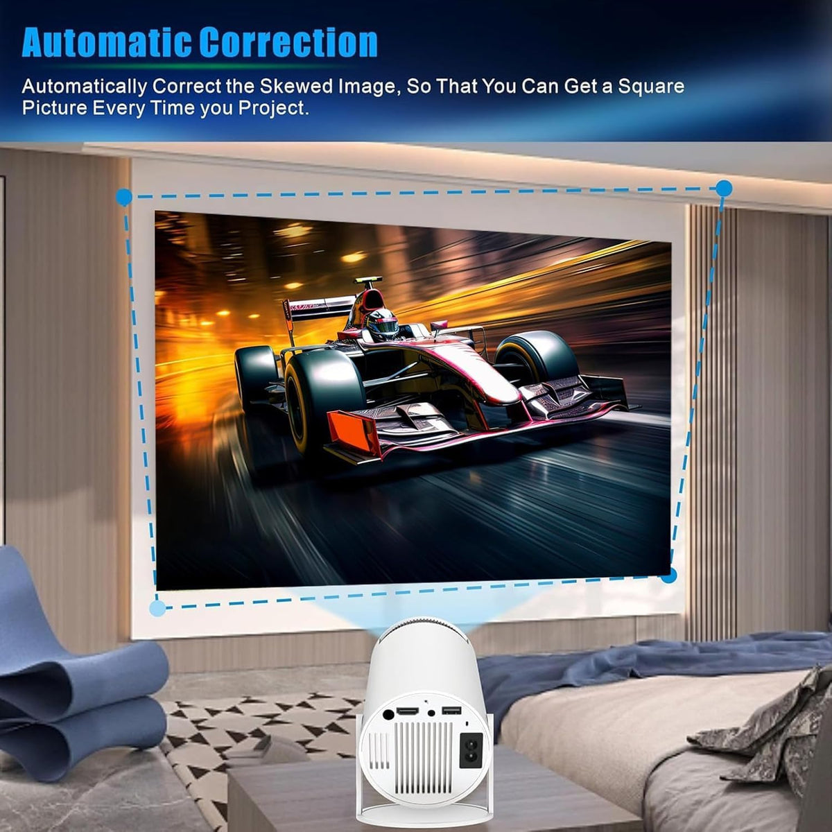 130 Inch Portable Family Projector