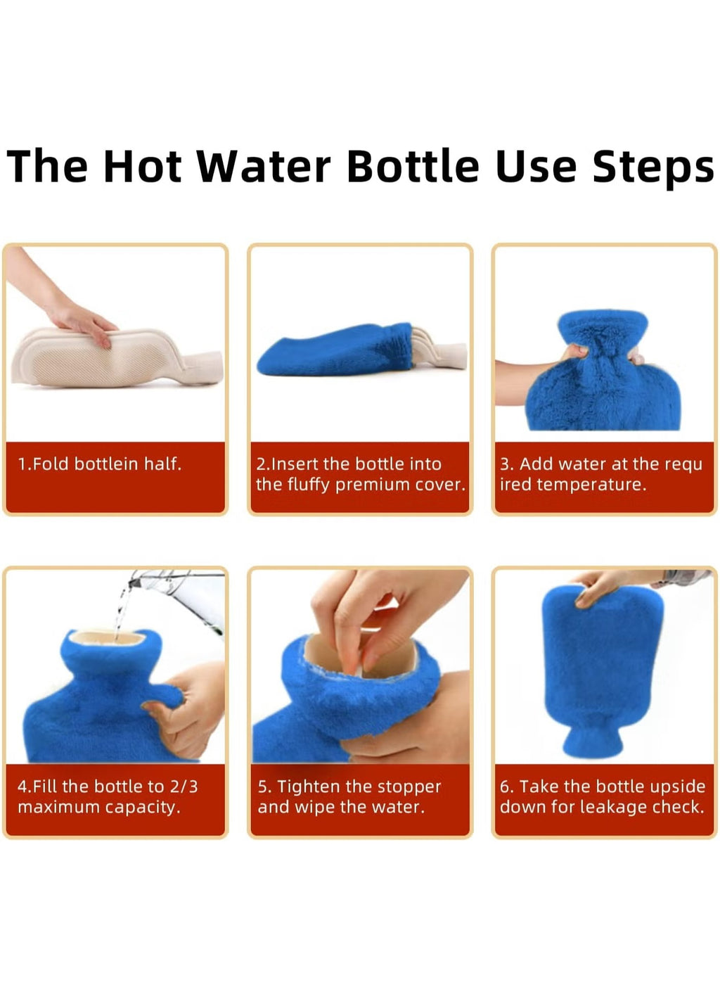 Hot Water Bag with Soft Cover