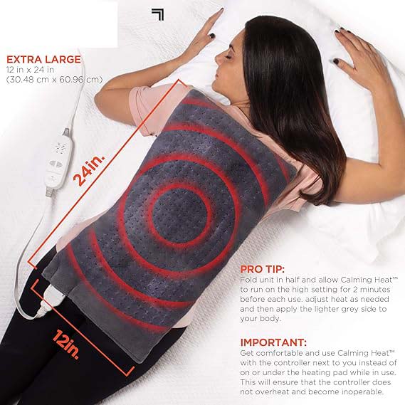 Heat Massaging Weighted Heating Pad