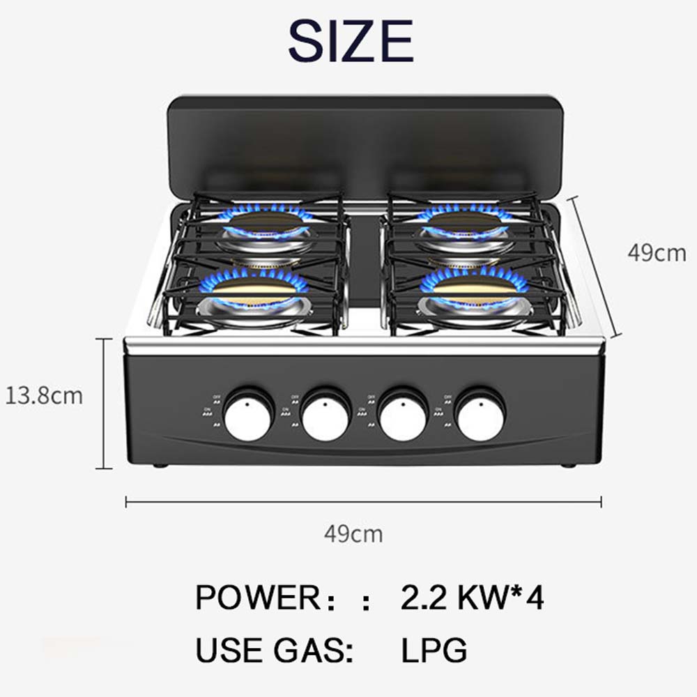 OE-441 European 4-Burner Gas Stove