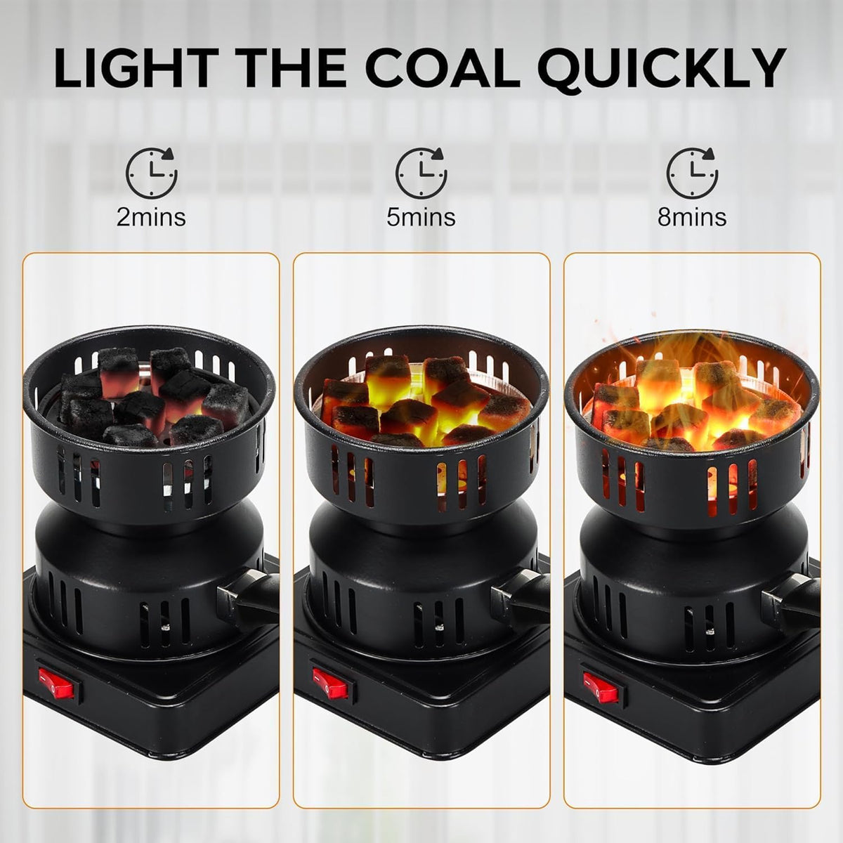 Electric Coal Starter for Hookah, Shisha