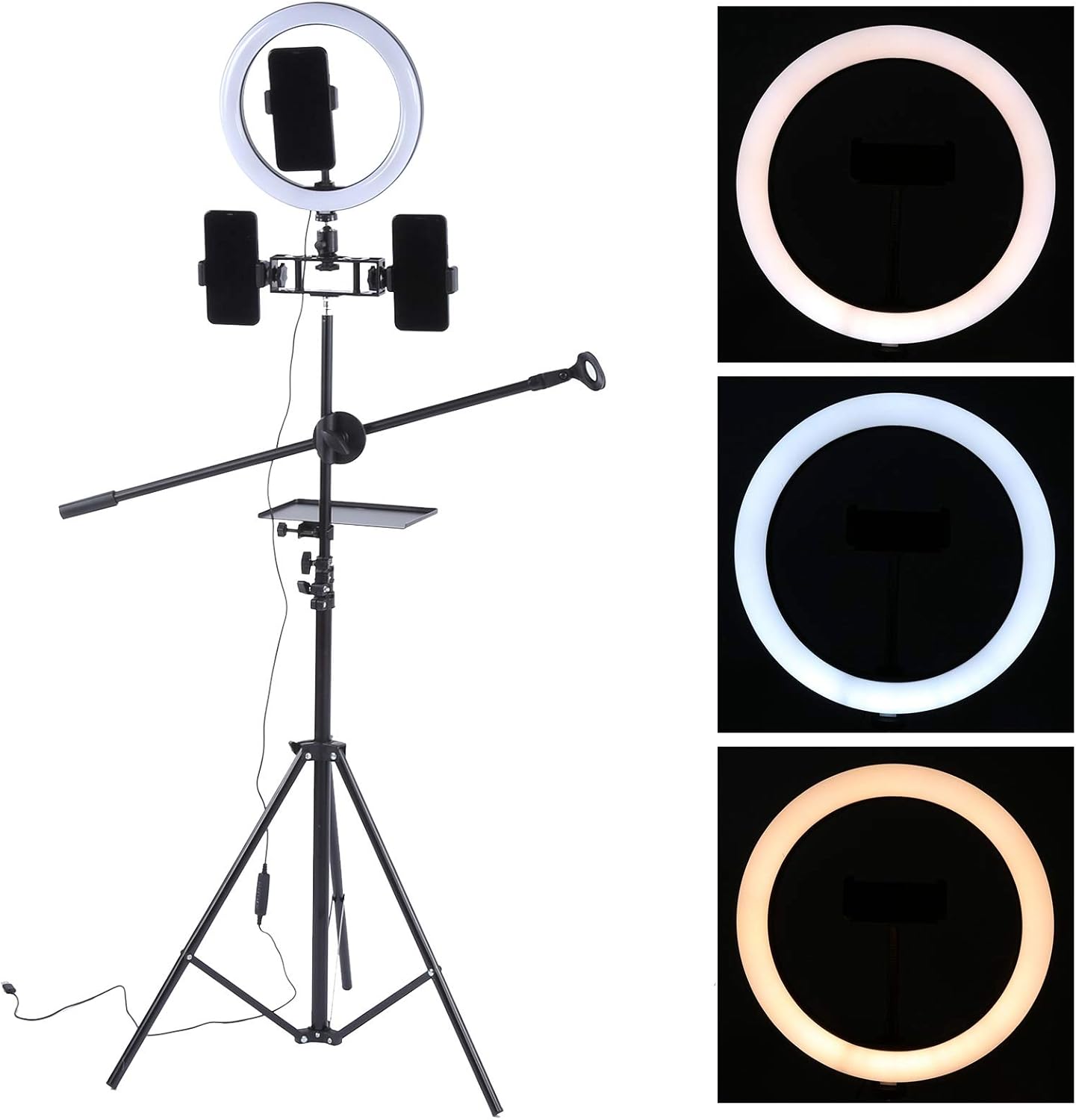 Ring Light Sound Card Tray with Live