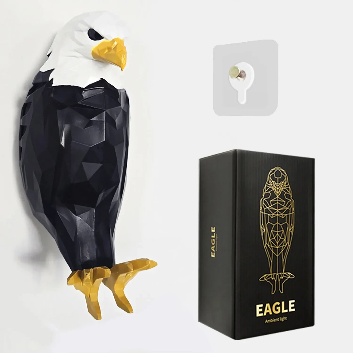 3D Bald Eagle Wall Night Light