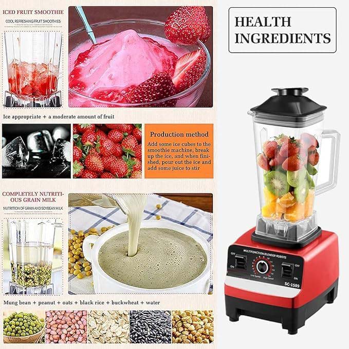 Heavy Duty Commercial Grade Blender Juicer