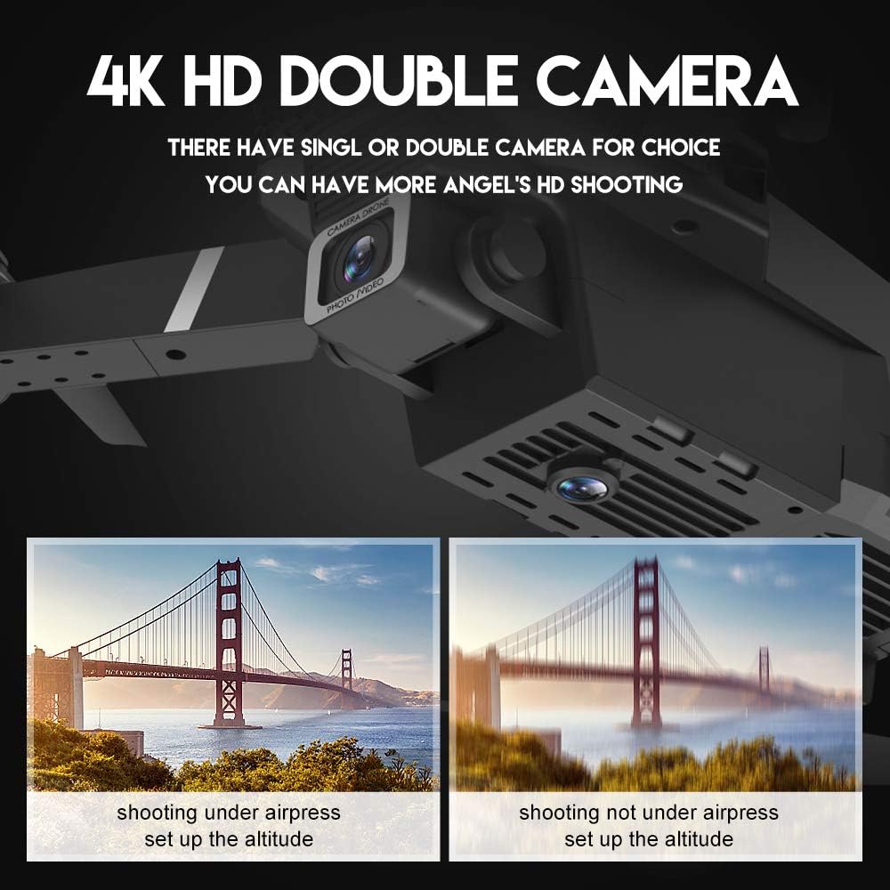8K Foldable Mini Drone Dual Camera, WiFi
