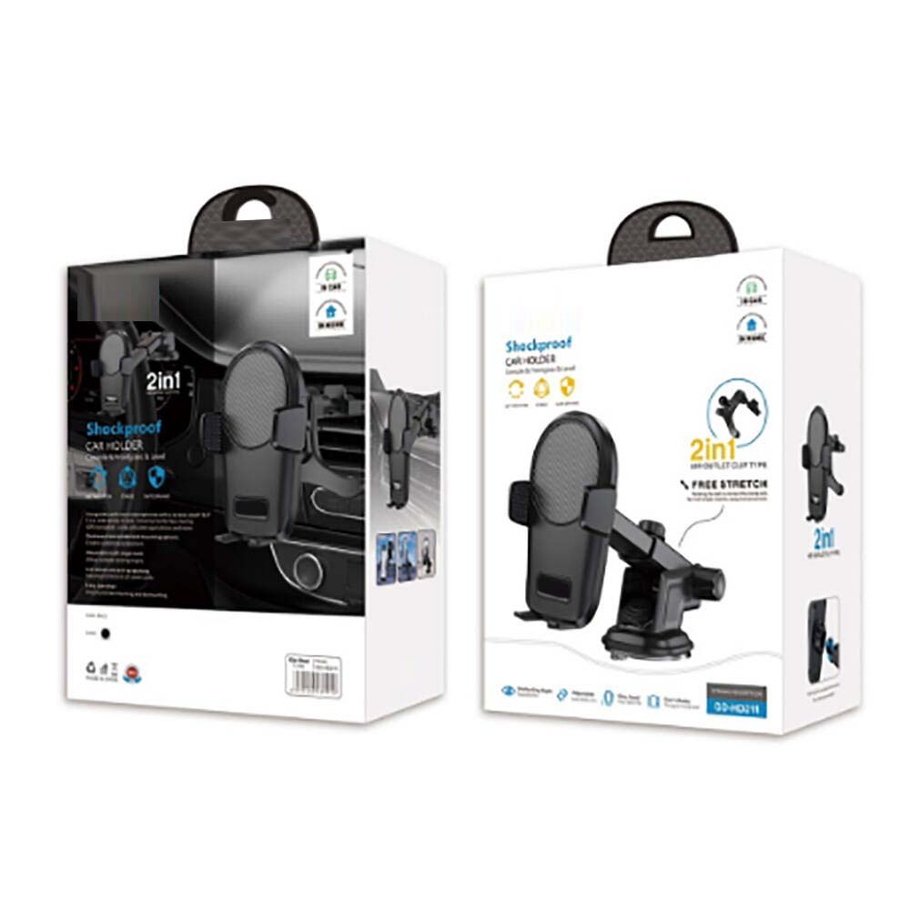 GD-HD211 2-in-1 Universal Car Phone Holder