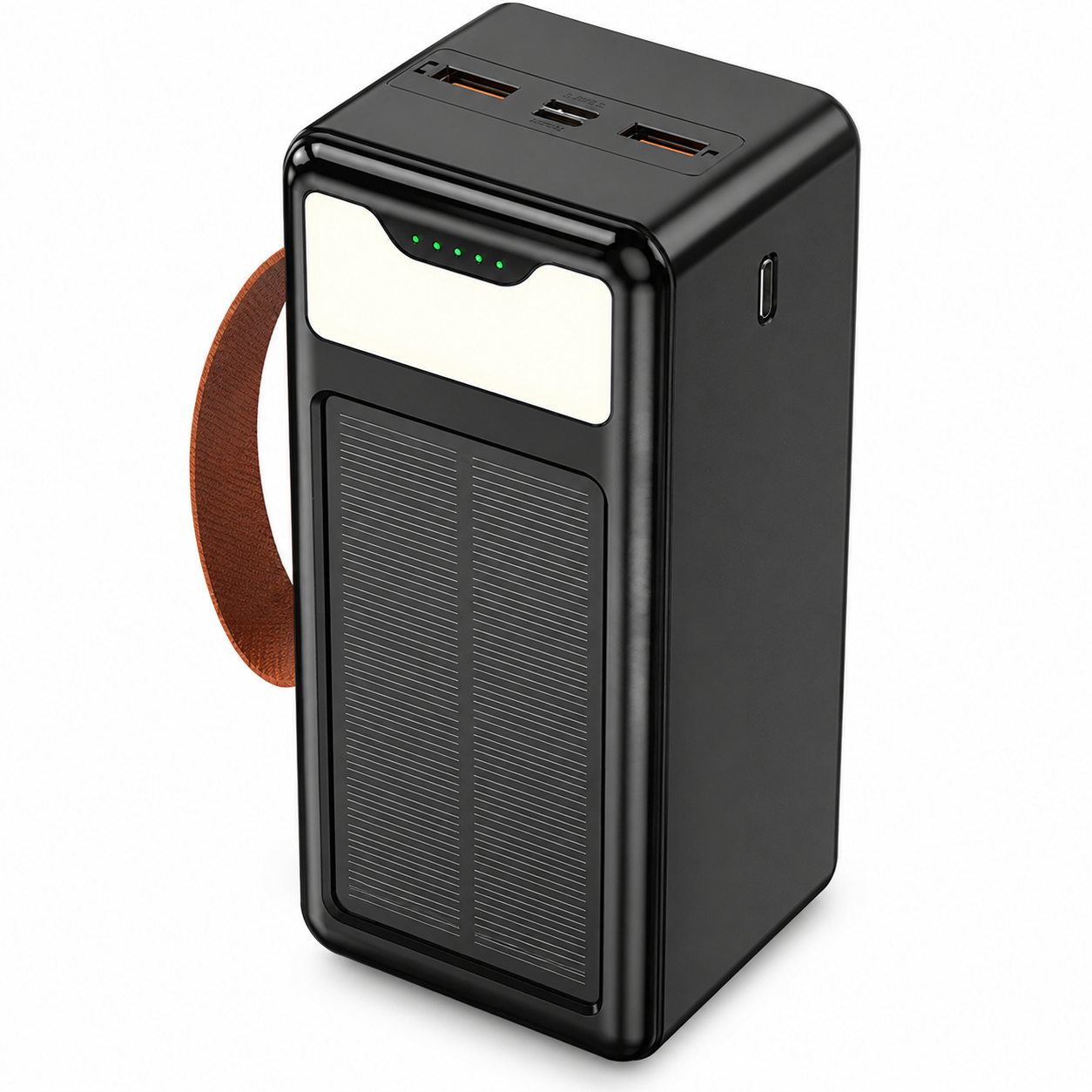 Portable Solar Power Bank 50000mAh with Solar Charging Panel
