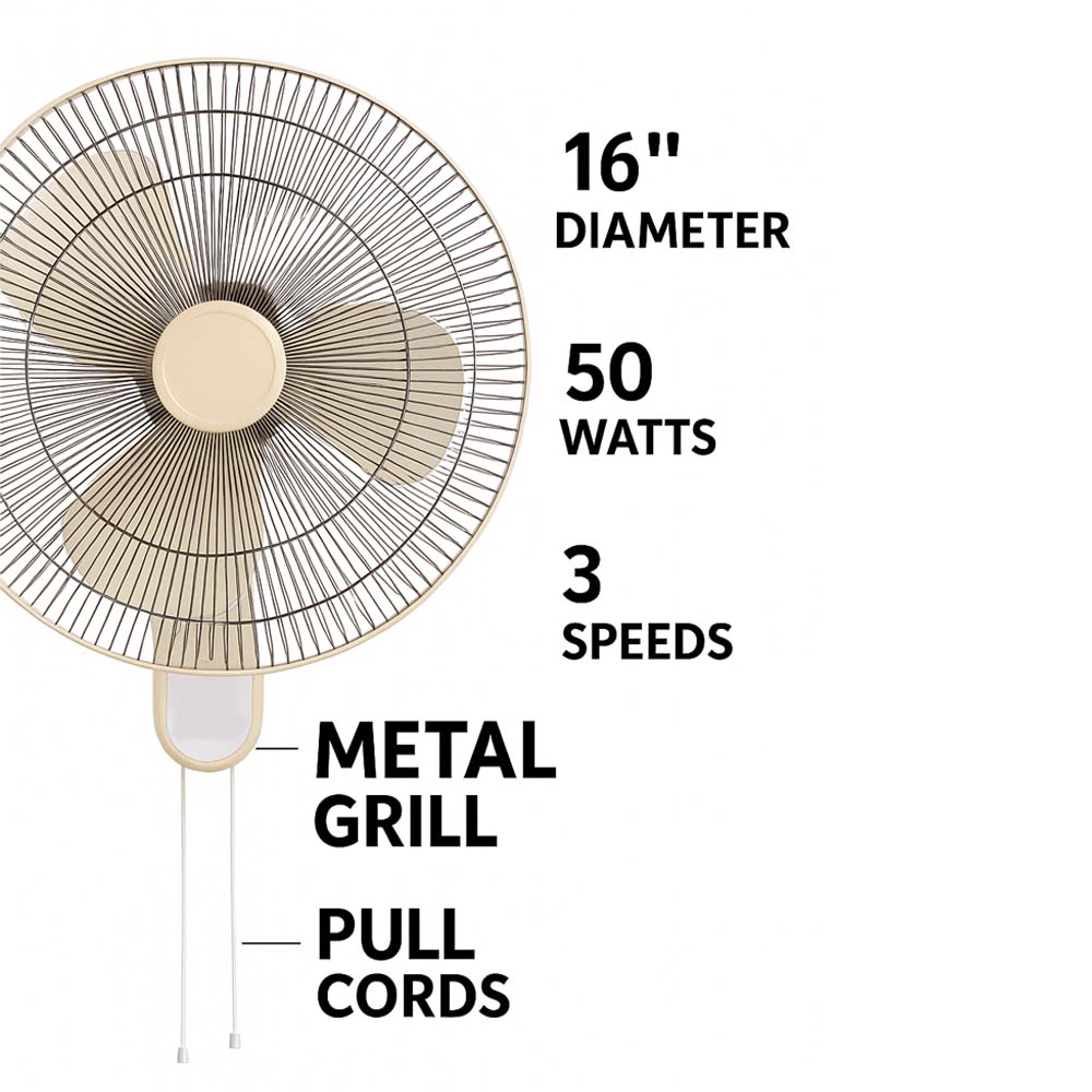 MWFV-432 16" Wall Mount Fan