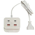 Intelligent USB Power Strip Plug with Dual PD