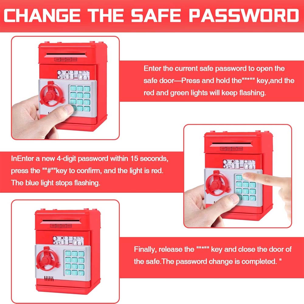 Electronic Money Bank for Kids Password