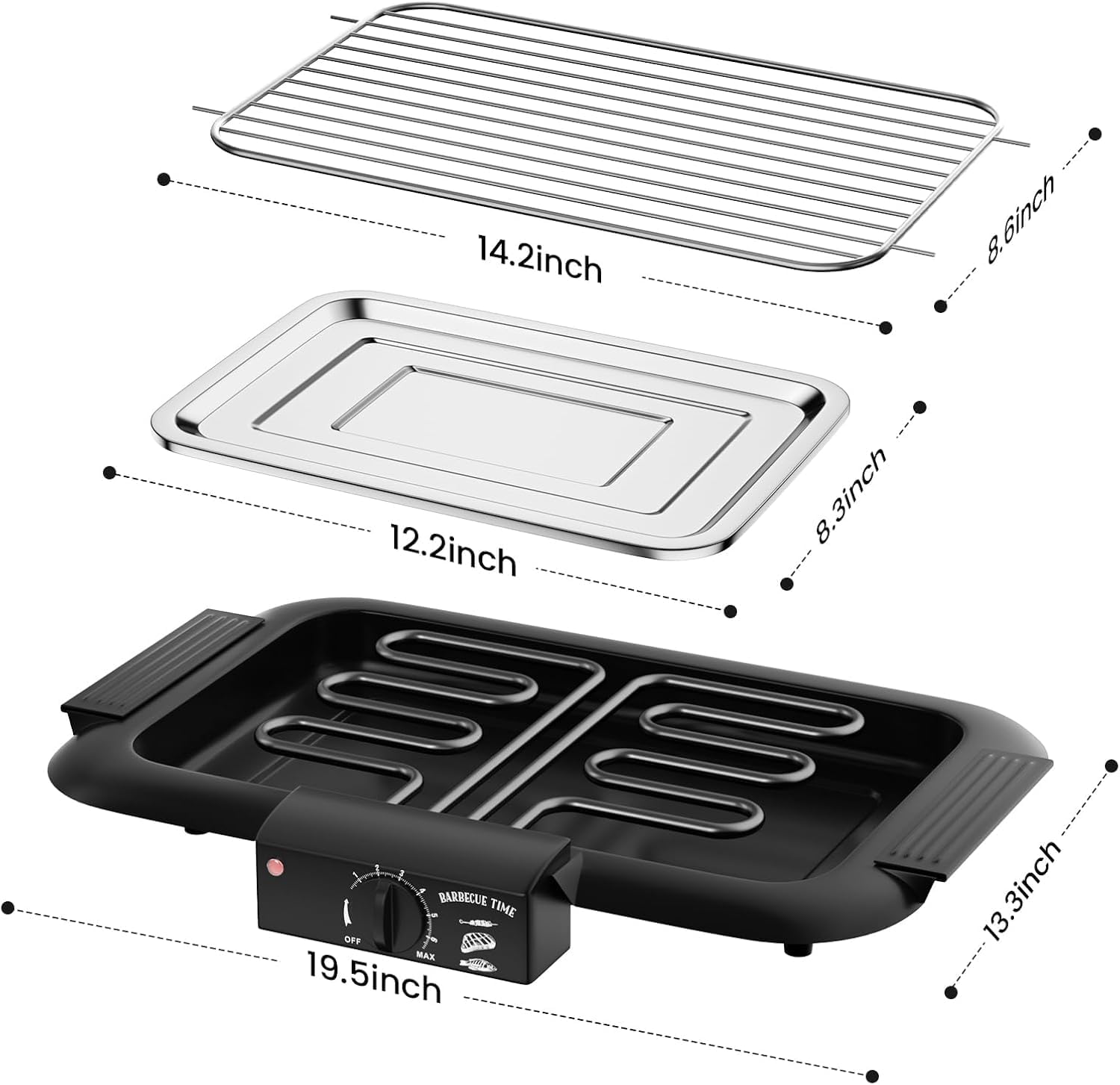 Smokeless Indoor/Outdoor Electric Gril
