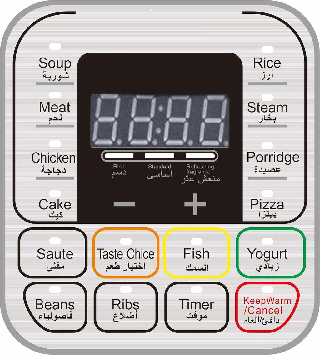 13L Stainless Steel Electric Pressure Cooker Multi-Function Slow Cooker