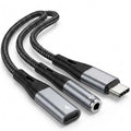 GD-UC162 Type-C to 3.5mm 2-in-1 Adapter