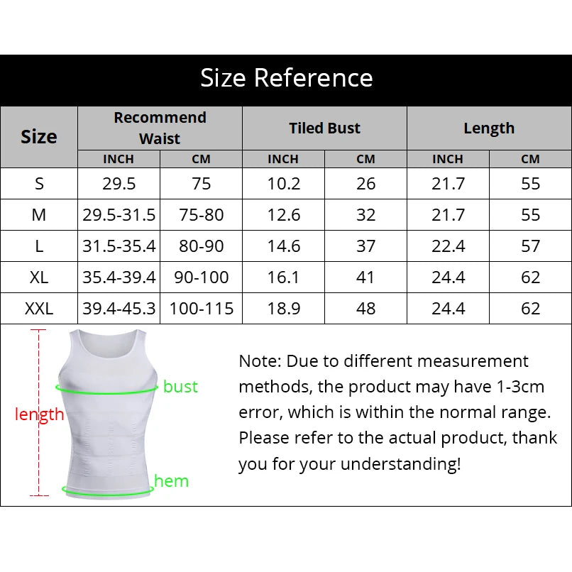 Men’s Slimming Body Shaper Compression Shirt