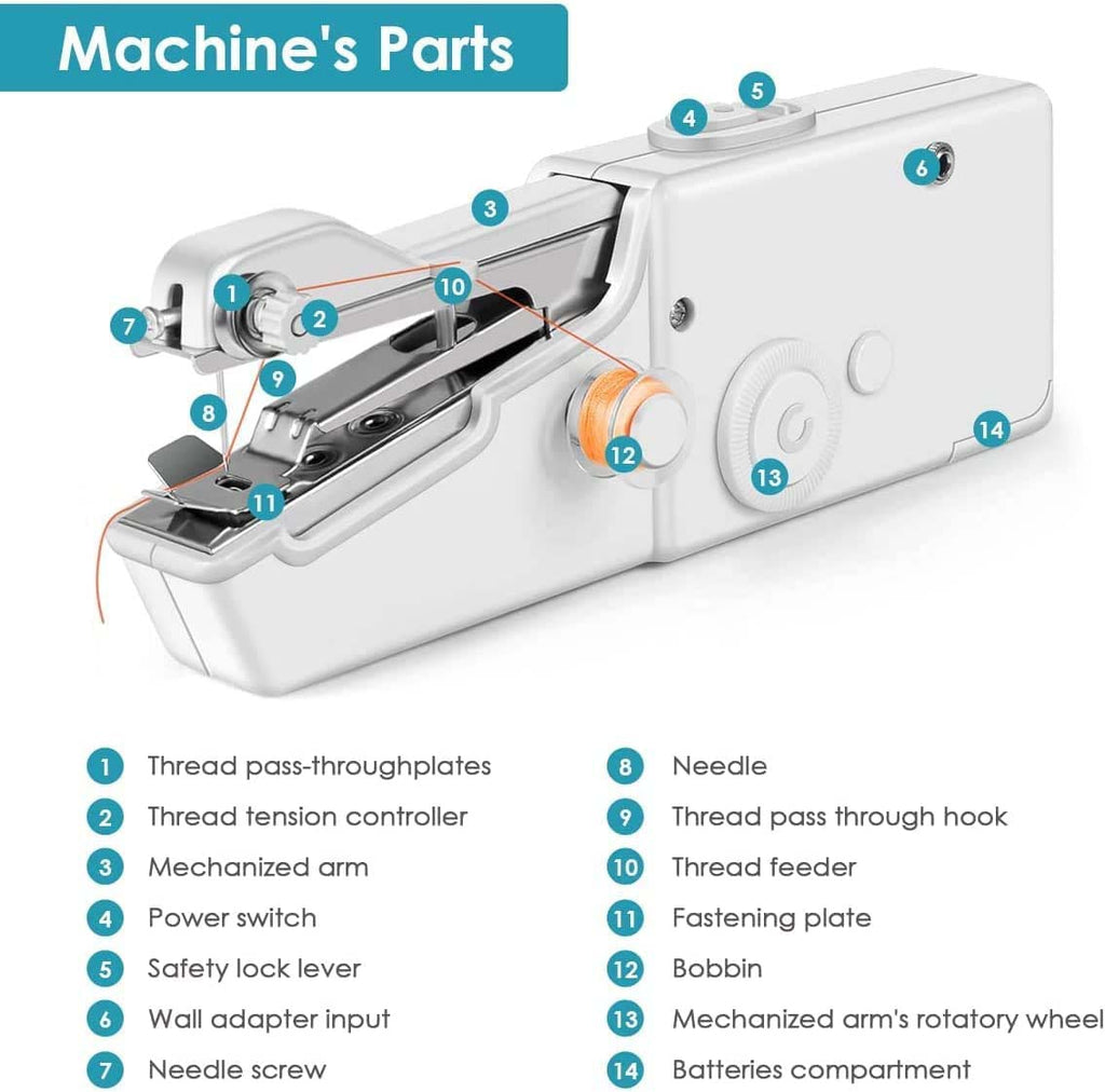 Mini Portable Handheld Sewing Machine