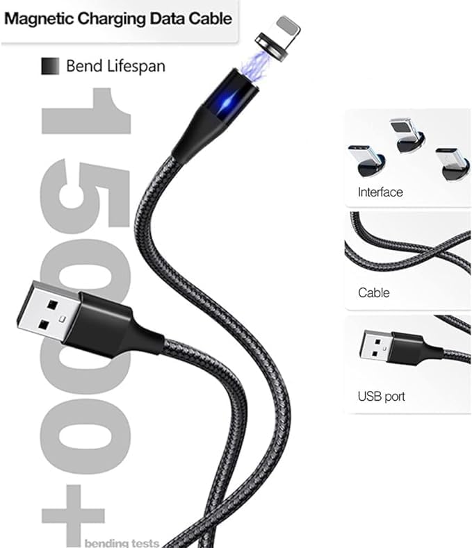 3-in-1 Magnetic Charging Cable