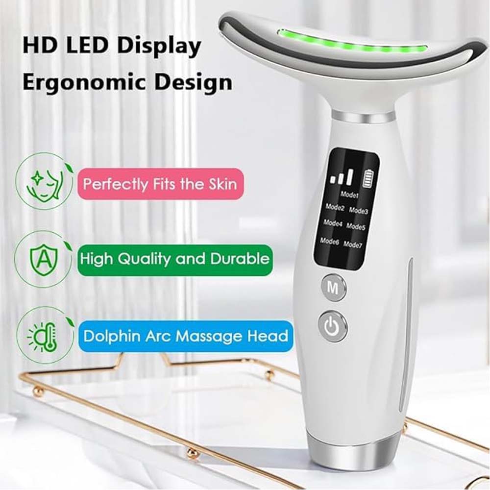 7-Colour LED Light Therapy Facial Massager