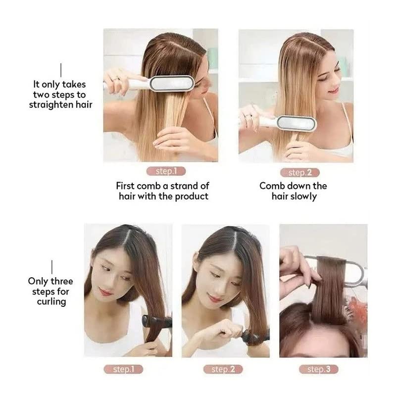 Multifunctional Hair Straightener Brush
