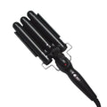 3-Barrel Ceramic Hair Curler Wand