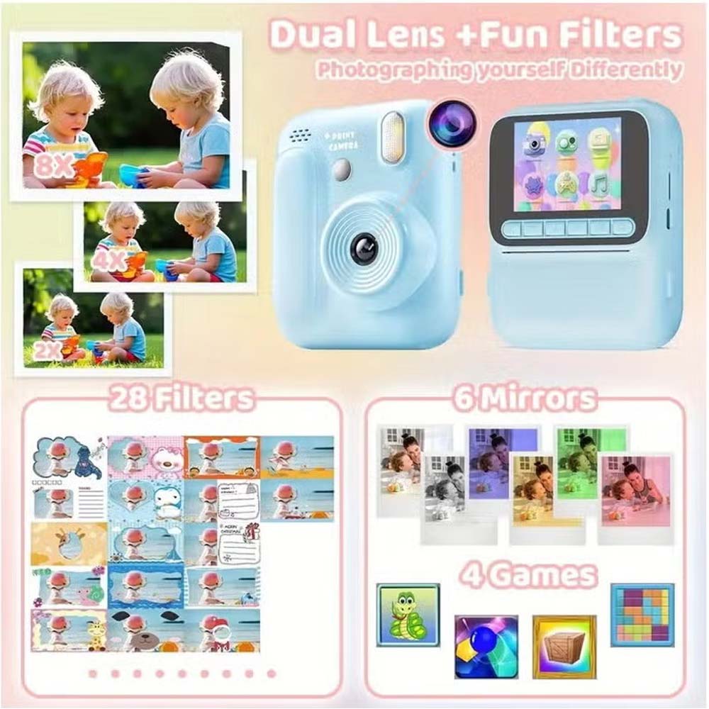 Kids Instant Print Camera