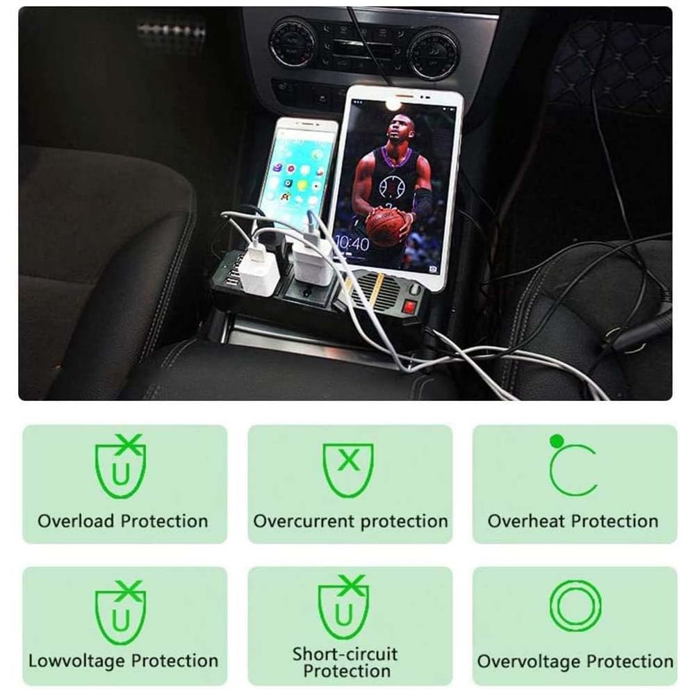 200W Car Power Inverter