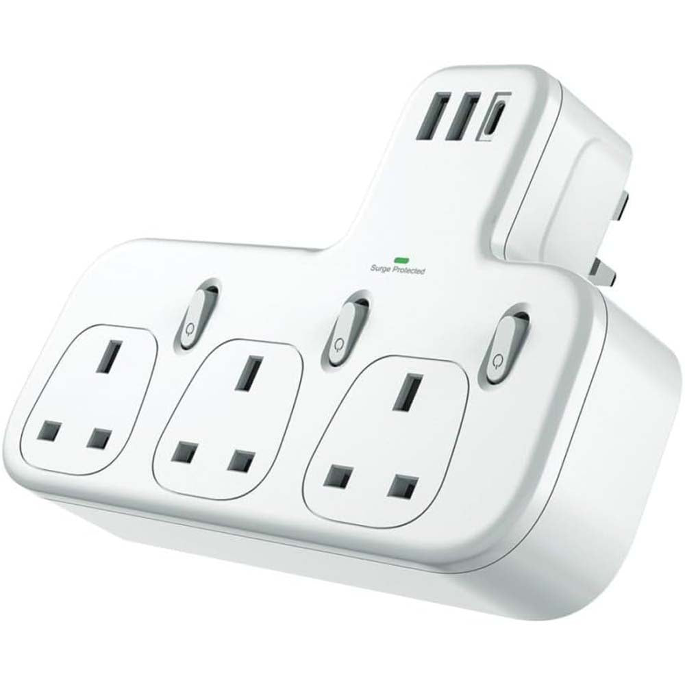 Dx871 Power Strip with 3 AC outlets