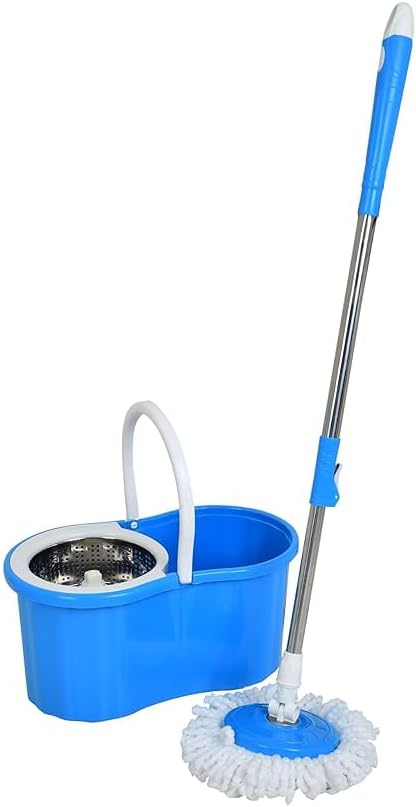 Rotate Stainless Steel Wringer Spin Mop