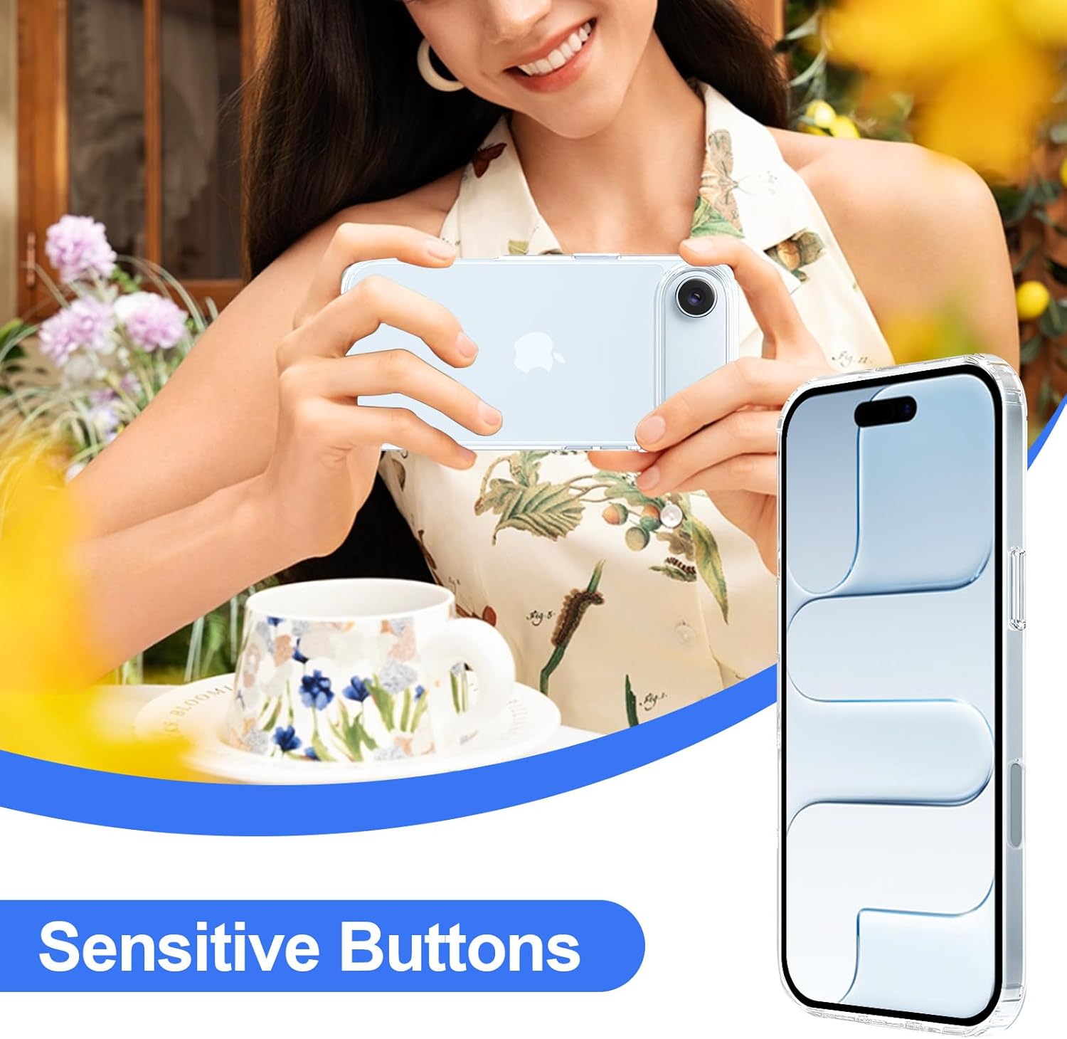 Crystal Clear Case for iPhone 17 Air 6.5"